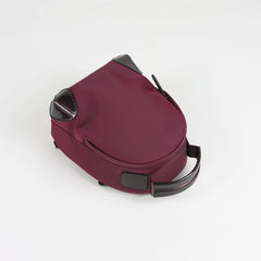 Womens Nylon Small Backpack Purse Wine Convertible Crossbody Bag Nylon Backpack Shoulder Bag for Ladies