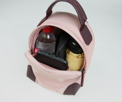 Womens Nylon Small Backpack Purse Wine Convertible Crossbody Bag Nylon Backpack Shoulder Bag for Ladies