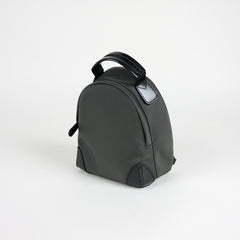 Womens Nylon Small Backpack Purse Black&Orange Convertible Crossbody Bag Nylon Backpack Shoulder Bag for Ladies