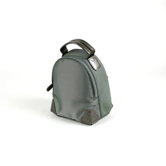 Womens Nylon Small Backpack Purse Light Gray Convertible Crossbody Bag Nylon Backpack Shoulder Bag for Ladies