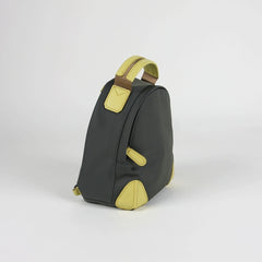 Womens Nylon Small Backpack Purse Light Gray Convertible Crossbody Bag Nylon Backpack Shoulder Bag for Ladies