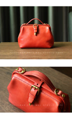 Womens Green Leather Doctor Handbag Purses Classic Handmade Green Doctor Crossbody Purse for Women