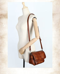 Womens Leather Flip Side Bag Best Shoulder Bag Small Crossbody Purse for Ladies