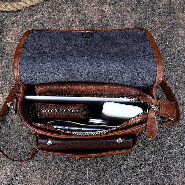 Womens Leather Flip Side Bag Best Shoulder - Chain Detail