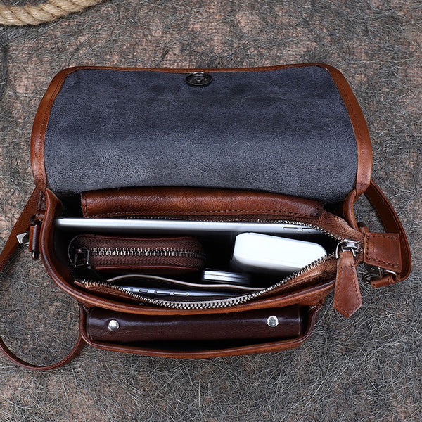 Womens Red Leather Flip Side Bag Best - Chain Detail