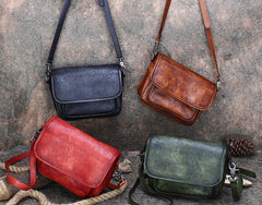 Womens Leather Flip Side Bag Best Shoulder Bag Small Crossbody Purse for Ladies