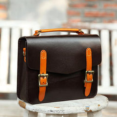 Womens Leather Satchel Bag Cambridge Green Structured Satchel Bag Purse - Annie Jewel