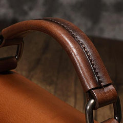 Fashion Womens Brown Leather Satchel Handbag Small Black Satchel Bag Crossbody Bags for Ladies