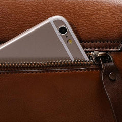 Fashion Womens Brown Leather Satchel Handbag Small Black Satchel Bag Crossbody Bags for Ladies