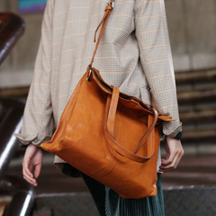Fashion Brown Leather Womens Soft Leather Vertical Large Black Tote Shopper Bag SHoulder Bag Purse