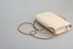 Handmade vintage leather crossbody small Satchel bag shoulder bag for women girl lady - EverHandmade