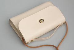 Handmade vintage leather crossbody small Satchel bag shoulder bag for women girl lady - EverHandmade