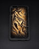 Handmade Transformers Decepticons Megatron carved leather plastic phone case iphone custom phone case - EverHandmade