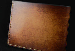 Handmade men wallet custom Thrash Metal Metallica carved leather short wallet for men