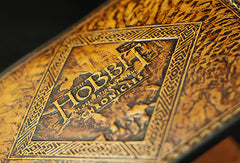Handmade leather wallet Hobbit2 The Desolation Of Smaug carved leather custom billfold wallet for men - EverHandmade