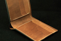 Handmade Assassin's Creed AC carved leather custom billfold wallet for men gamers - EverHandmade
