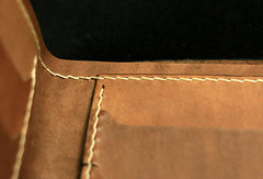Handmade Assassin's Creed AC carved leather custom billfold wallet for men gamers - EverHandmade