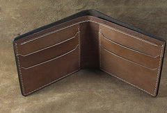 Handmade League of Legends LOL JINX carved leather custom billfold wallet for men gamers