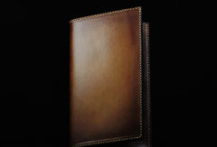 Handmade leather men wallet diablo3 carved leather custom long wallet w/card holders for men - EverHandmade