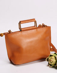 Handmade Leather Tote Purse Handbag Shoulder Bag Large for Women Leather Shopper Bag - EverHandmade