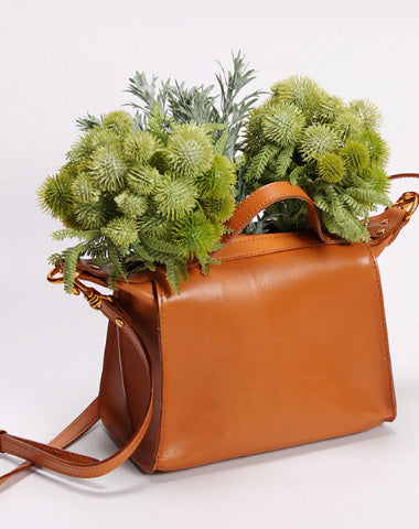 Handmade Leather Purse Bag Handbag Shoulder Bag for Women Leather Shopper Bag - EverHandmade
