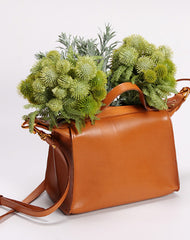 Handmade Leather Purse Bag Handbag Shoulder Bag for Women Leather Shopper Bag - EverHandmade