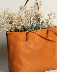Handmade Leather Tote Purse Bucket Bag Handbag Shoulder Bag Large for Women Leather Shopper Bag - EverHandmade