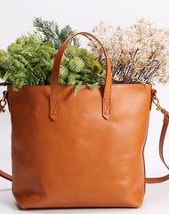 Handmade Leather Tote Purse Bucket Bag Handbag Shoulder Bag Large for Women Leather Shopper Bag - EverHandmade