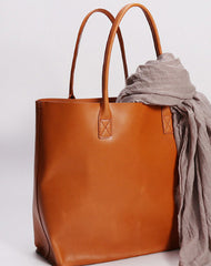 Handmade Leather Tote Purse Bucket Bag Handbag Shoulder Bag Large for Women Leather Shopper Bag - EverHandmade