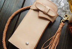 Handmade leather chain biker wallet bifold trucker wallets Chain Long wallets for men - EverHandmade