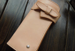 Handmade leather chain biker wallet bifold trucker wallets Chain Long wallets for men - EverHandmade