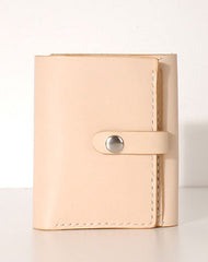 Handmade Leather billfold trifold wallet wallet purse cute small women wallet