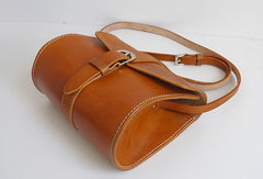 Handmade vintage cute rustic leather crossbody Shoulder Bag for girl women lady - EverHandmade