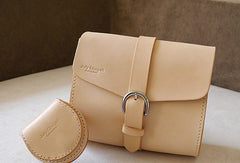 Handmade vintage cute rustic leather crossbody Shoulder Bag for girl women lady - EverHandmade