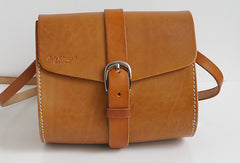 Handmade leather Womens Shoulder Bag Saddle Crossbody Purse for Women