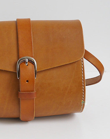 Handmade leather Womens Shoulder Bag Saddle Crossbody Purse for Women - EverHandmade