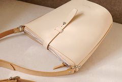 Handmade vintage busket rustic leather crossbody Shoulder Bag for girl women lady - EverHandmade