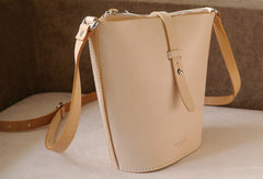Handmade vintage busket rustic leather crossbody Shoulder Bag for girl women lady - EverHandmade