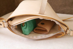 Handmade vintage busket rustic leather crossbody Shoulder Bag for girl women lady - EverHandmade