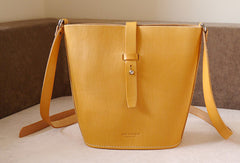 Handmade vintage busket rustic leather crossbody Shoulder Bag for girl women lady - EverHandmade