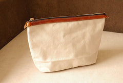 Handmade vintage womens beige leather tote bag handbags purse for women