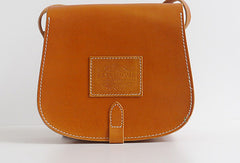 Handmade leather womens Shoulder Bag Saddle Purse for Women