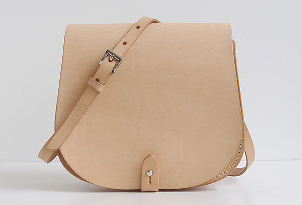 Handmade leather womens Shoulder Bag Saddle Purse for Women - EverHandmade