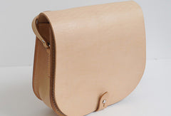 Handmade leather womens Shoulder Bag Saddle Purse for Women