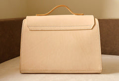 Handmade leather crossbody Satchel School messenger Shoulder Bag for women - EverHandmade