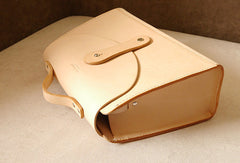 Handmade leather crossbody Satchel School messenger Shoulder Bag for women - EverHandmade