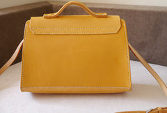 Handmade leather crossbody Satchel School messenger Shoulder Bag for women - EverHandmade
