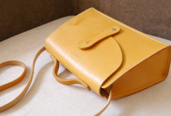 Handmade leather crossbody Satchel School messenger Shoulder Bag for women - EverHandmade