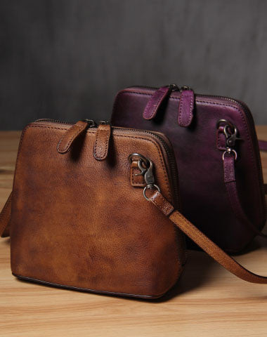 Handmade Leather phone purse shoulder bag for women leather crossbody bag - EverHandmade