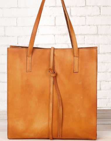 Handmade Leather Vintage Womens Tote Bag Purse Shoulder Bag for Women - EverHandmade